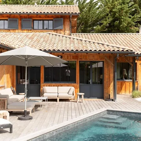 Palombes Au Cap Ferret Charming With Swimming Pool *